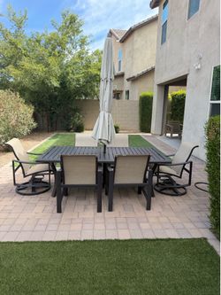 Tropitone Lakeside Luxury Outdoor Patio Dining Set