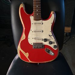 Custom Fender Red Relic No Serial#