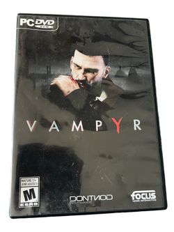 Vampyr Windows PC Game DVD Rom Used  Experience the thrill of being a vampire in this captivating game for Windows PC. Immerse yourself in the world o