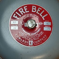 Vintage Edwards Co. Fire Bell New In Box