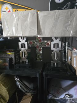 2 brand new touch lamps with usb ports