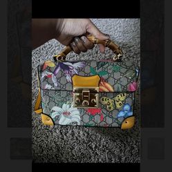 Floral Gucci Purse