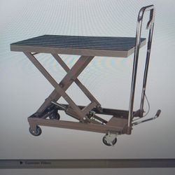500 Lb. Capacity Hydraulic Table Cart