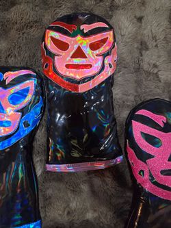 Lucha Libre golf head covers