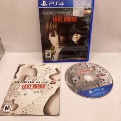 Dead or Alive 5: Last Round (Sony PlayStation 4, 2015) PS4 CIB