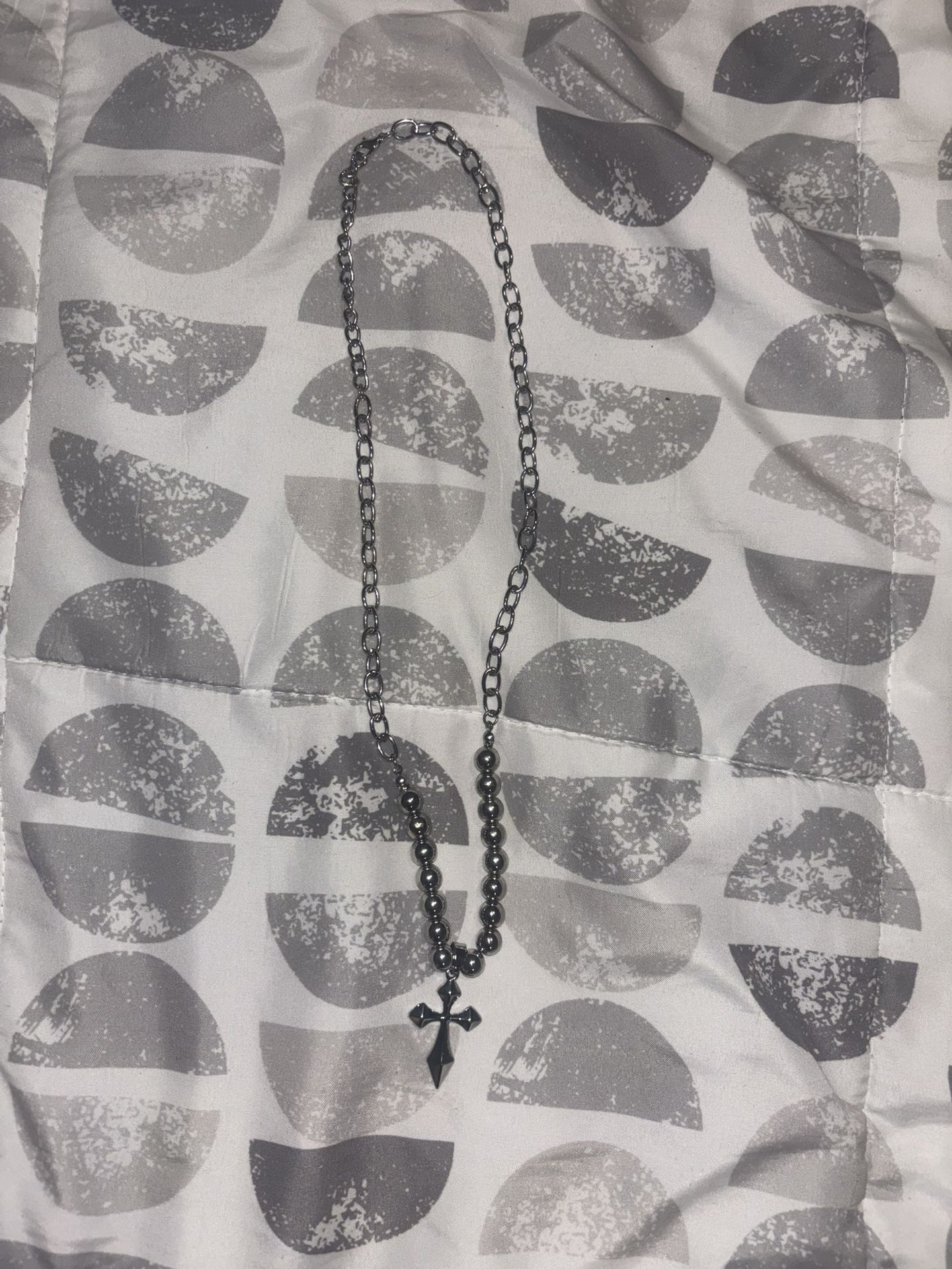 Dark Aesthetic Cross Necklace