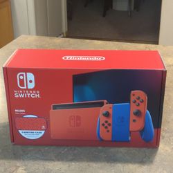 Mario Red And Blue Switch New In Box