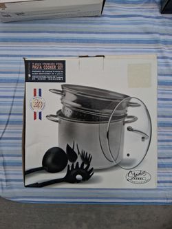 5 piece stainless steel pasta cooker set 20 year warranty