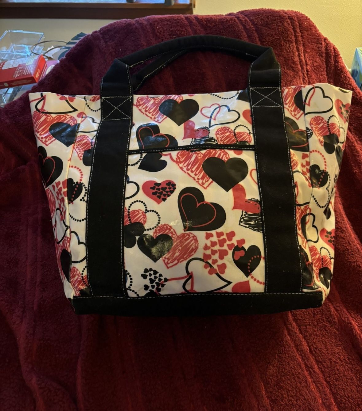Vintage Large Tote Handbag 