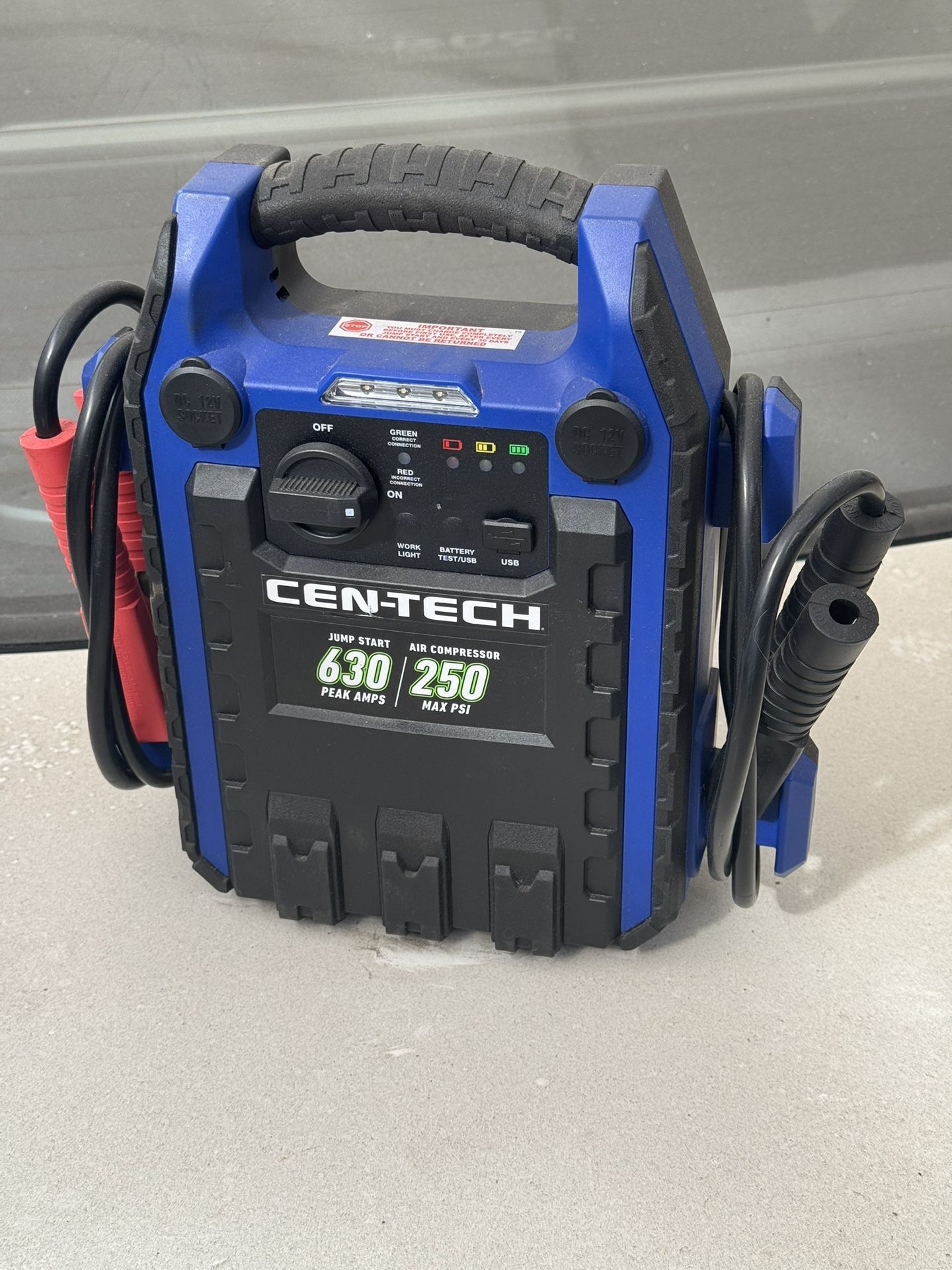 Harbor freight Jump start