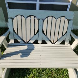 Antique Rocking Love Chair