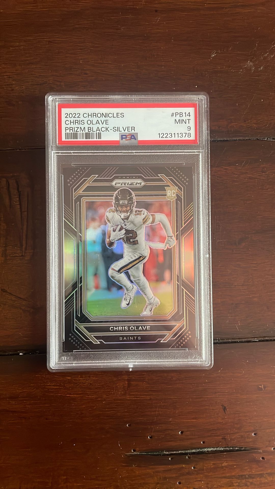 Chis Olave Prizm Black Silver Psa 9