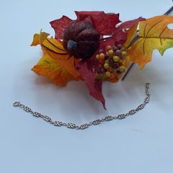 Antic Silver bracelet 7 3/4 “