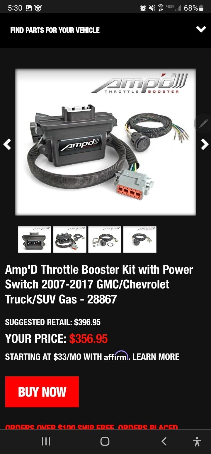Throttle Sensitivity Booster Chevy