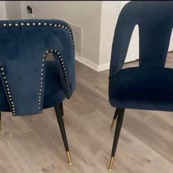 Royal Blue Chairs, Of 2