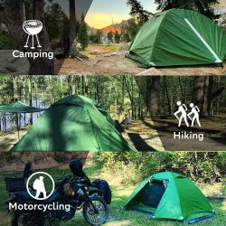 Clostnature Polaris Lightweight Backpacking Tent - 1/1.5/ Person Ultralight Waterproof Camping Tent