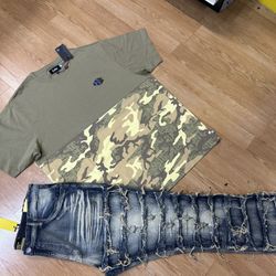 New Stacked Jeans New Shirt