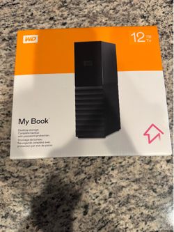 WD My book 12TB external hard drive