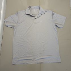 Rhoback Pale Blue Men's Polo Size Large