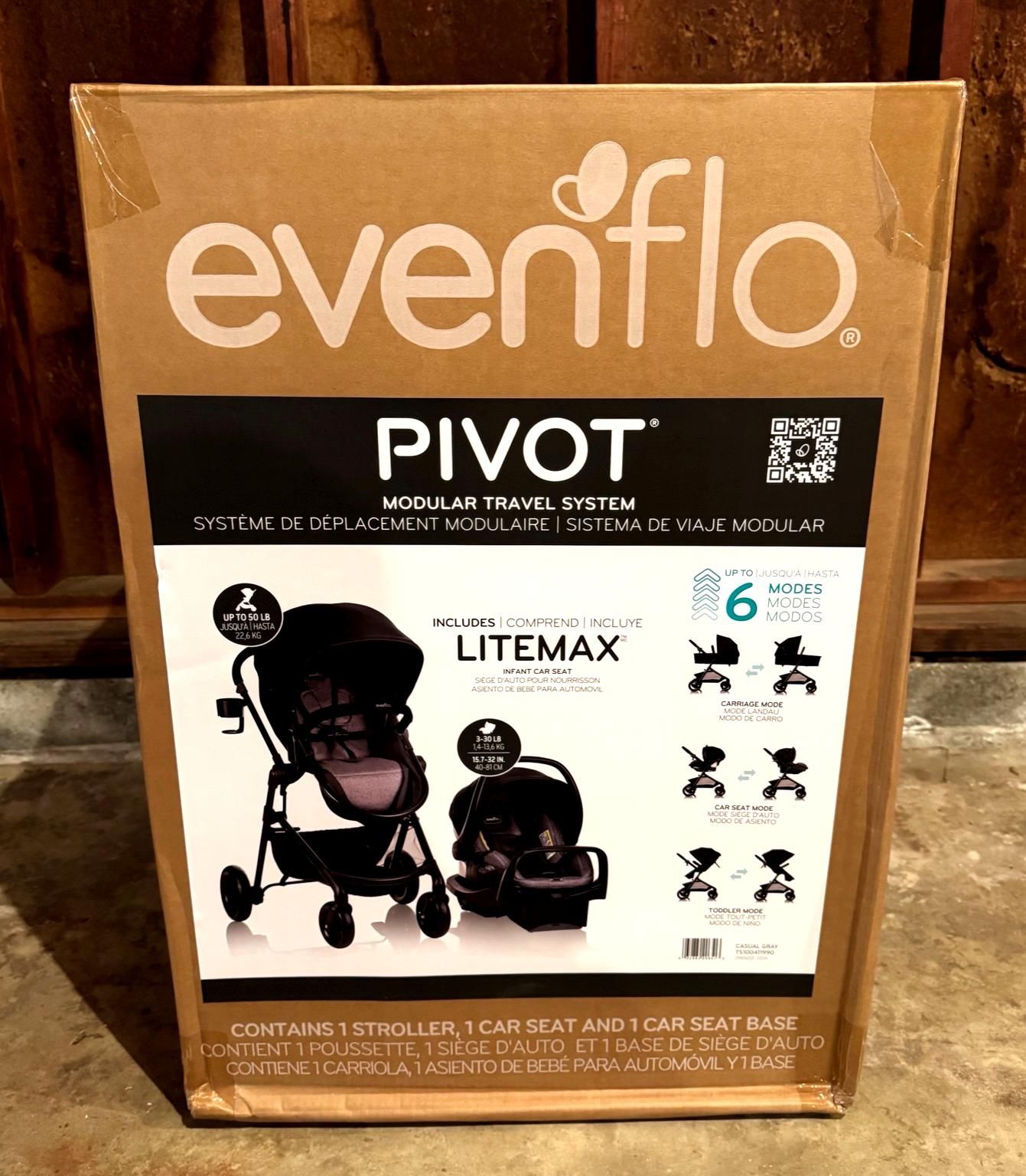Brand New Evenflo Travel System – Car Seat + Stroller – $215