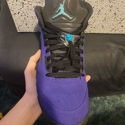Used Jordan 5 Grape  Size 10.5