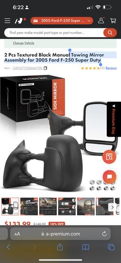  Towing Mirror Assembly for 2005 Ford F-250 Super Duty