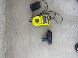 18v Ryobi battery 2ah and charger