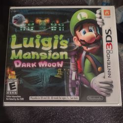 New Sealed Luigi's Mansion Dark Moon Playable In 2D And 3D 3DS