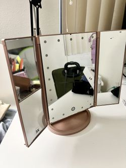 Mirror with light