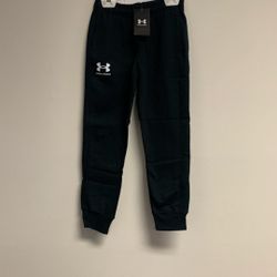 Under Armour Boys Rival Fleece Joggers Black, Sz S