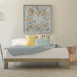 Simplistic Style King Size Bed Frame 