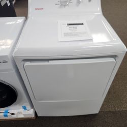 6.2 cu.ft vented GAS Dryer in White with