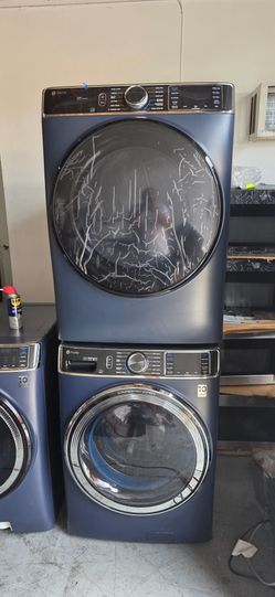 NEW GE PROFILE SMART WASHER AND DRYER STACKABLE FRONT LOAD
