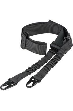 Rifle Sling with Length Adjuster Traditional Sling with Metal Hook for Outdoors