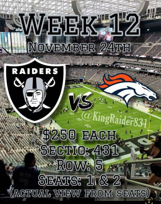 Raiders VS Broncos