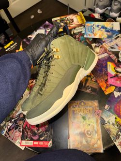 Nike Air Jordan 12 CP3 Olive Retro Men’s Shoes