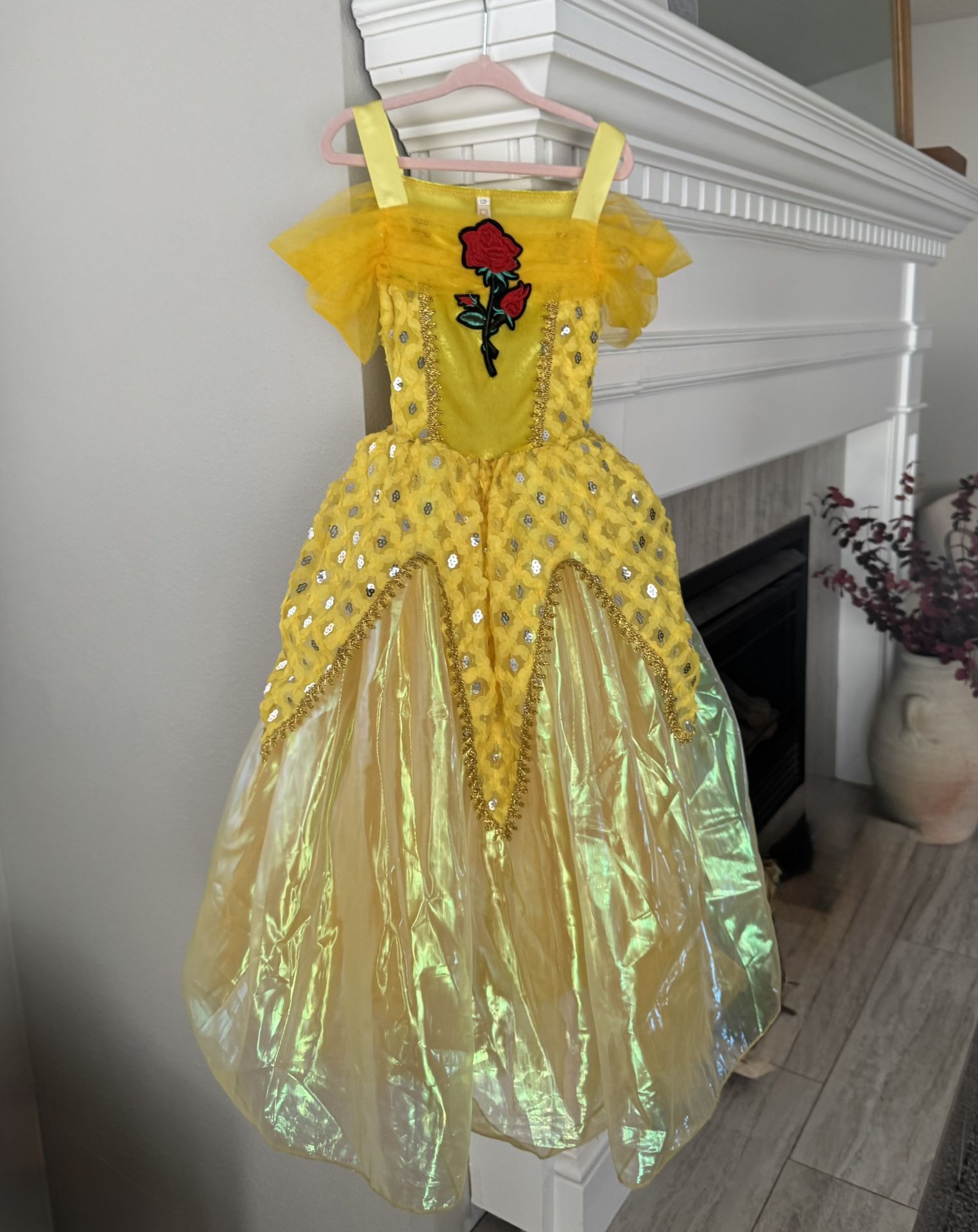 “Belle” Princess Costume, Beauty And The Beast, Kids Size 5/6