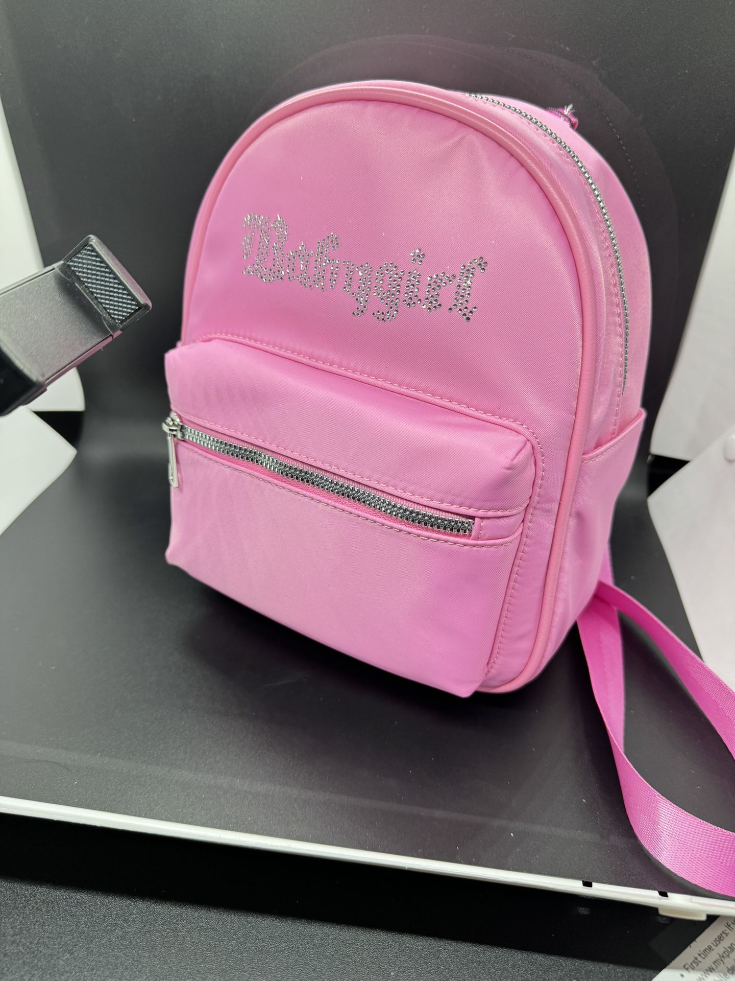 Bling Pale  pink backpack