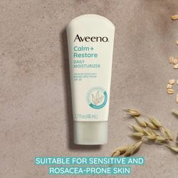 Aveeno Calm + Restore Daily Moisturizer Mineral Sunscreen SPF 30
