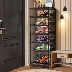 Foldable Shoe Rack Organizer for Closet
