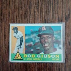 Vintage Baseball Card: Bob Gibson 
