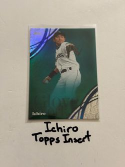 Ichiro Seattle Mariners Hall of Fame Outfielder Topps Short Print Insert Card.