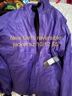 New girls reversible jacket