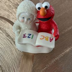 Snow, Baby And Elmo