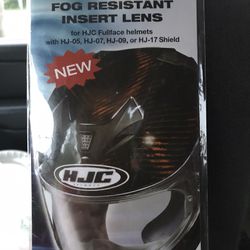 HJC Helmet NEW Pinlock Fog Resistant Lens
