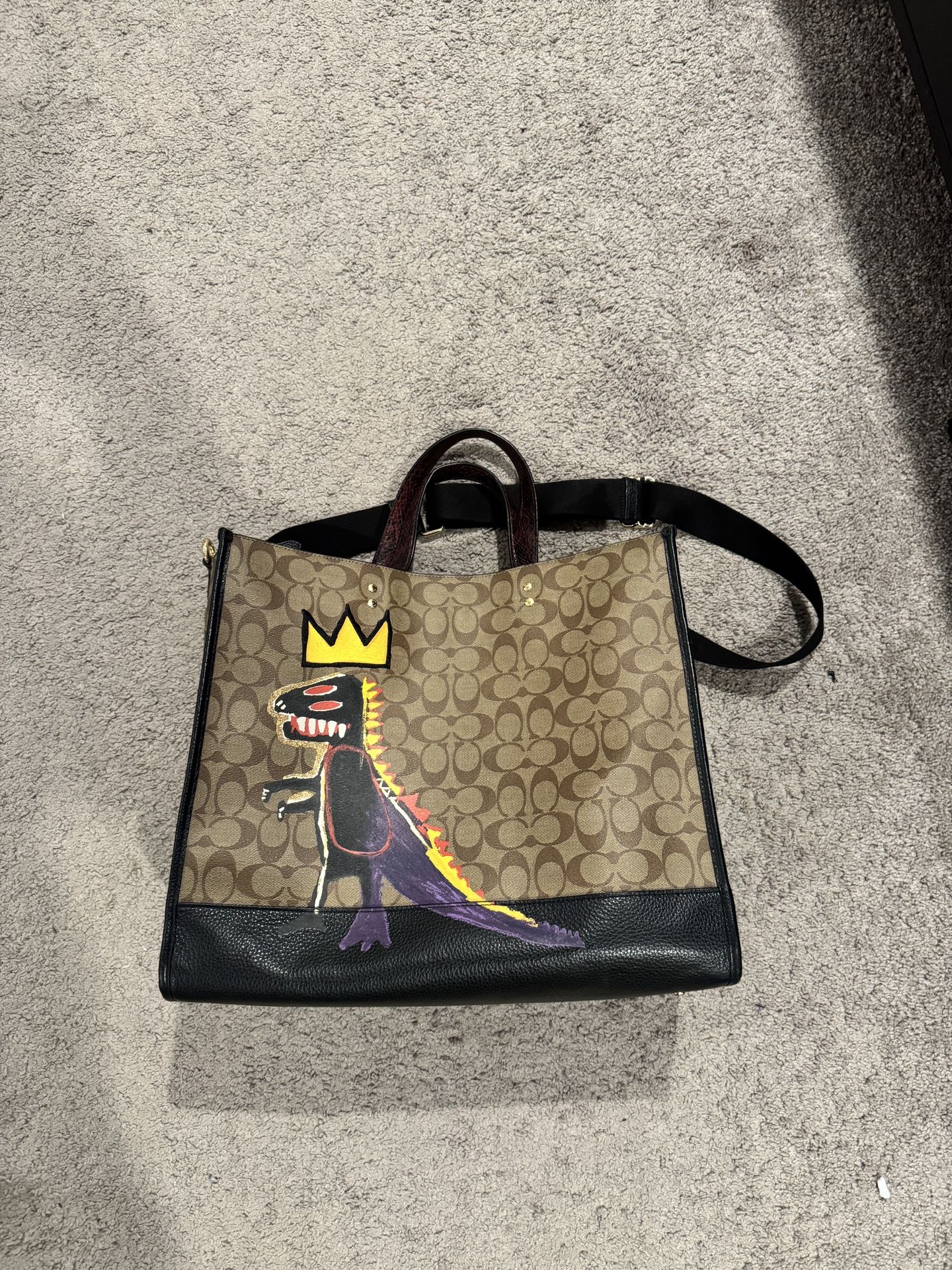 Coach x Jean Michael Basquiat Large Tote Bag