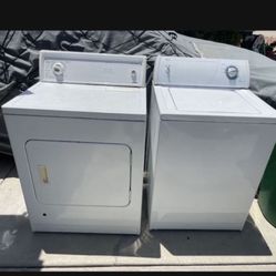 pair $500 Set Whirlpool Washer And Kenmore Gas Dryer 