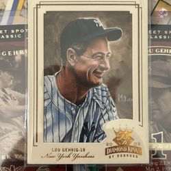 Lou Gehrig - 22 Baseball Cards (1980 To 2004)