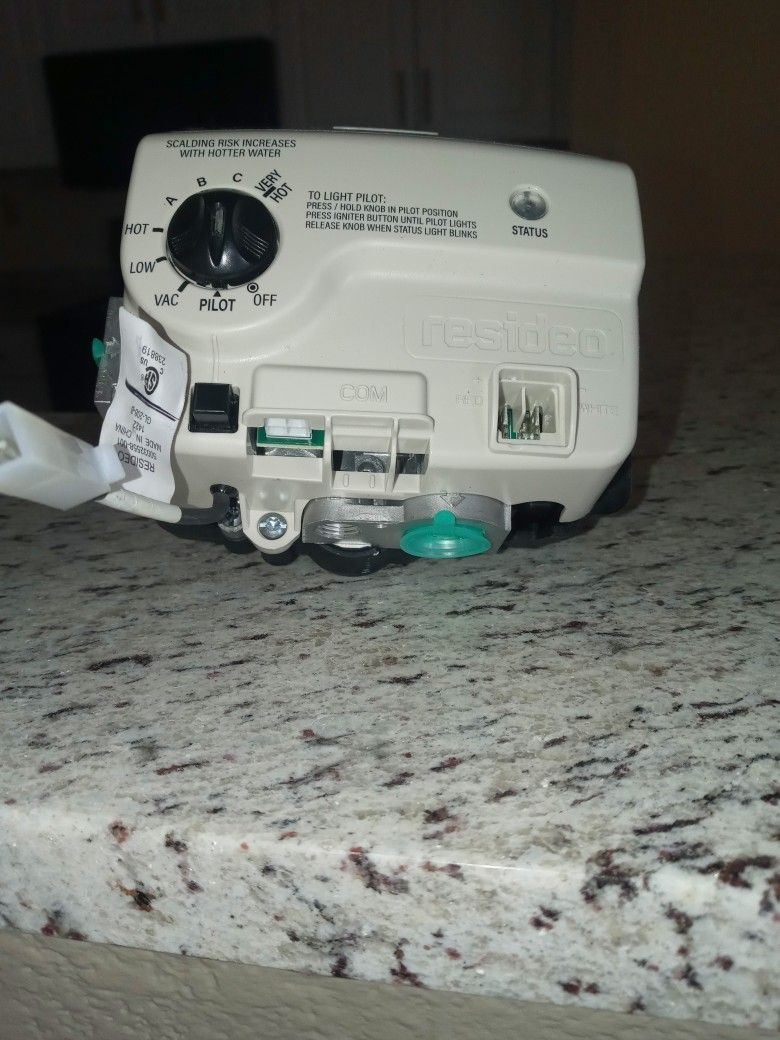 Water Heater Gas Valve