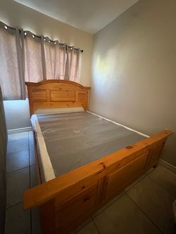 Queen bed frame